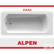 Ванна DIANA 170 ALPEN (170х70см) AVP0042